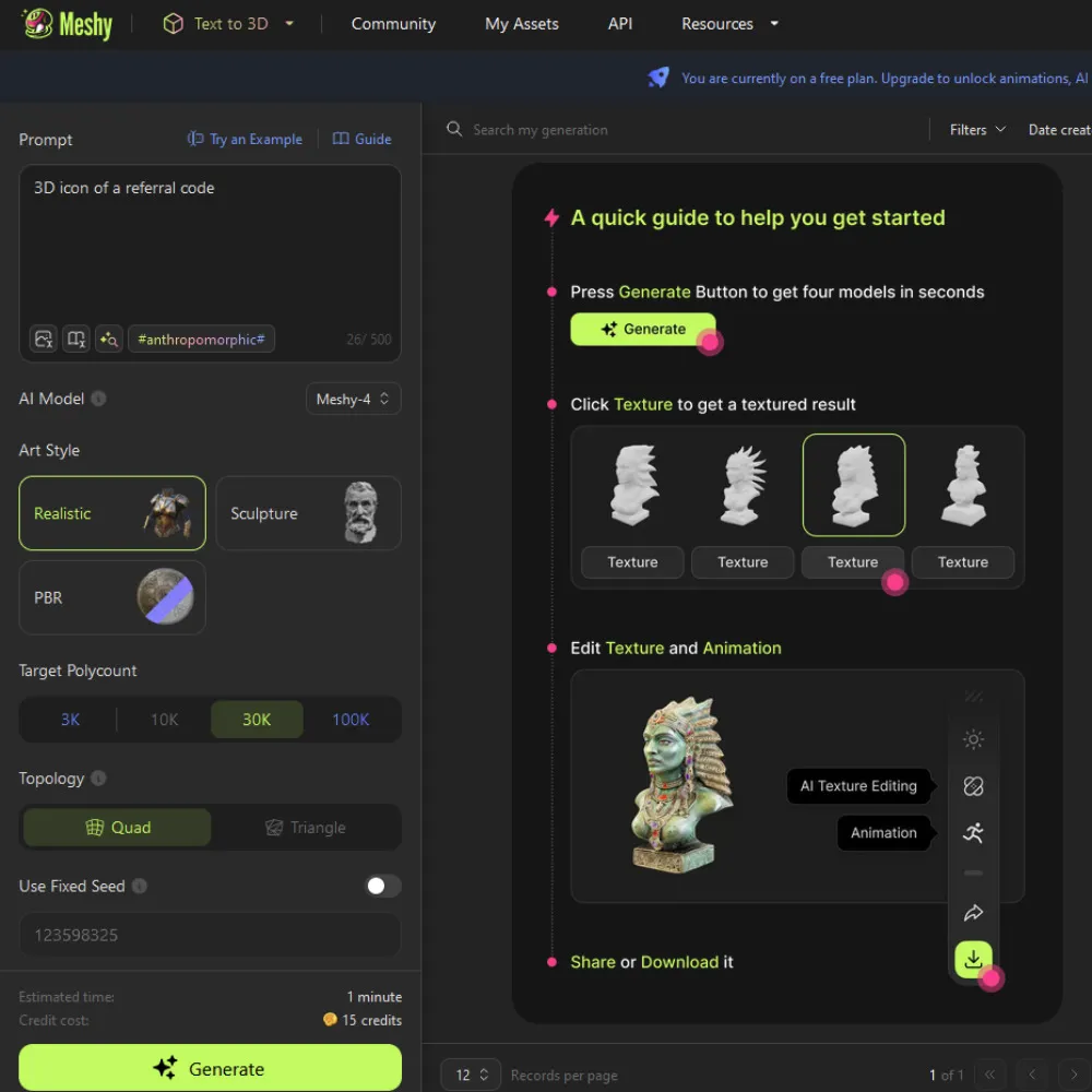 Meshy preview image