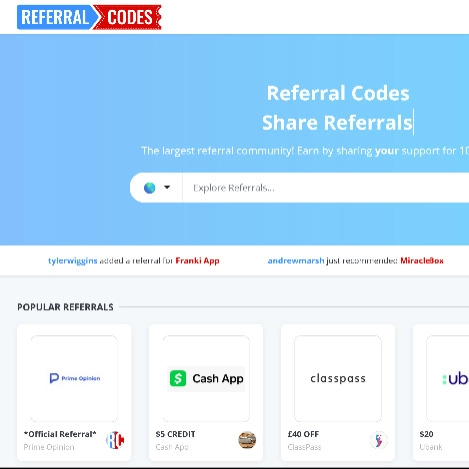 ReferralCodes preview image
