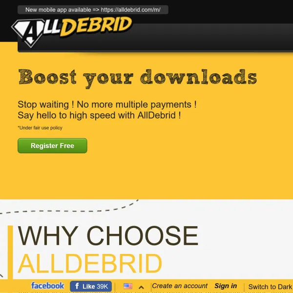 AllDebrid preview AllDebrid preview