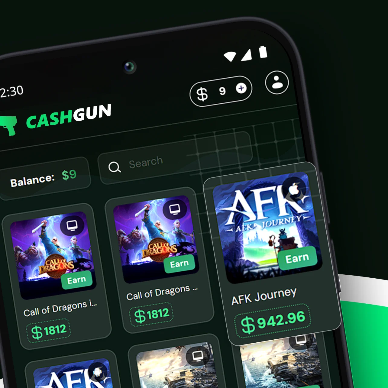 Vista previa de CashGun