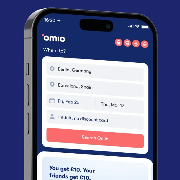 Omio preview Omio preview