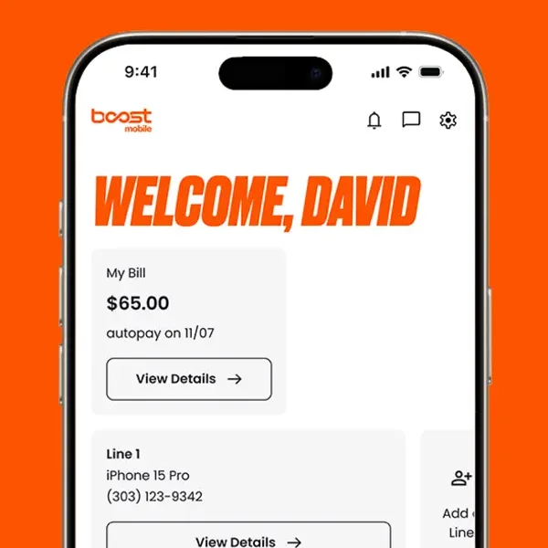 Vista previa de Boost Mobile